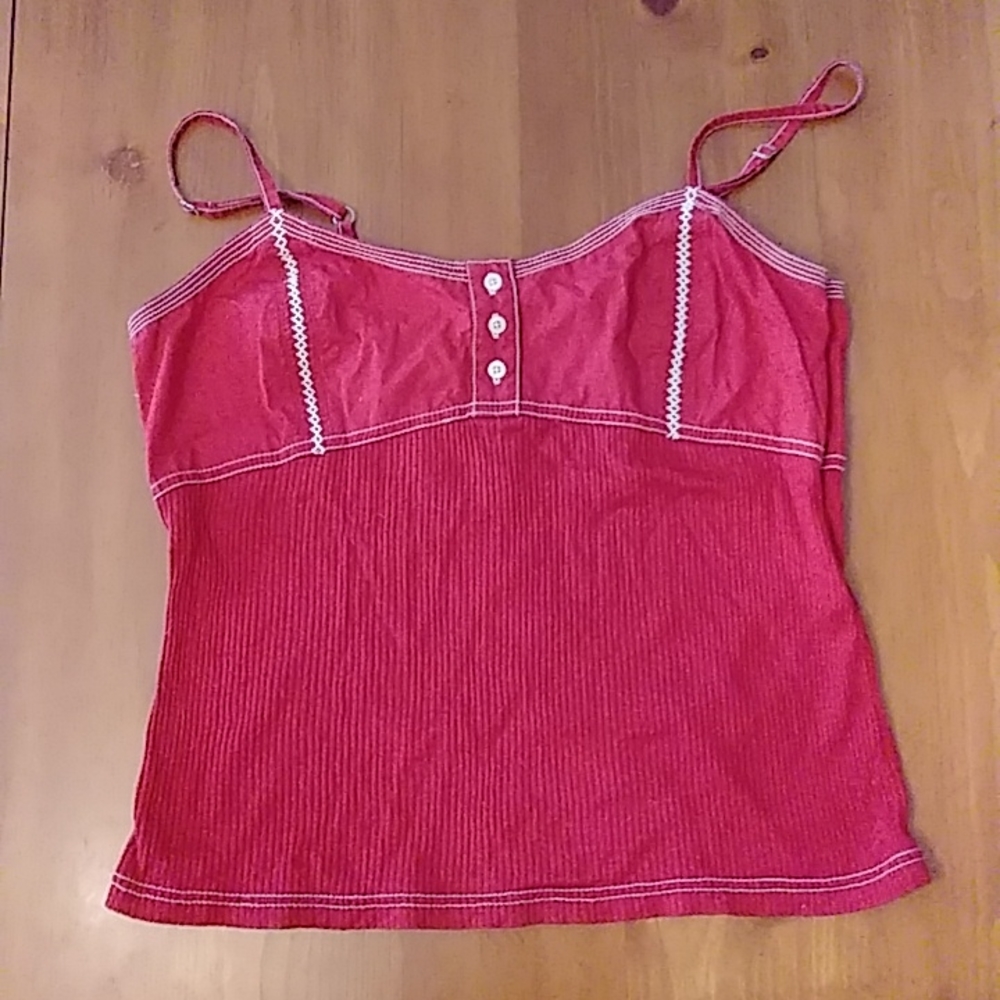 Red cami tank top Tommy Hilfiger size Large